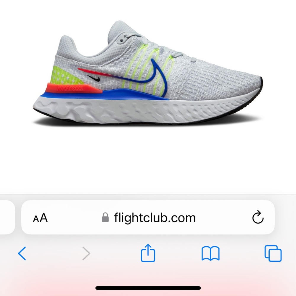 Nike react infinity run flyknit 3